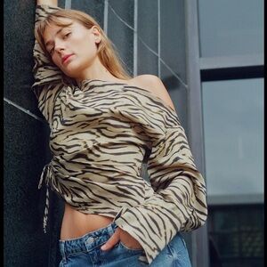 NWT ZARA Asymmetric Top